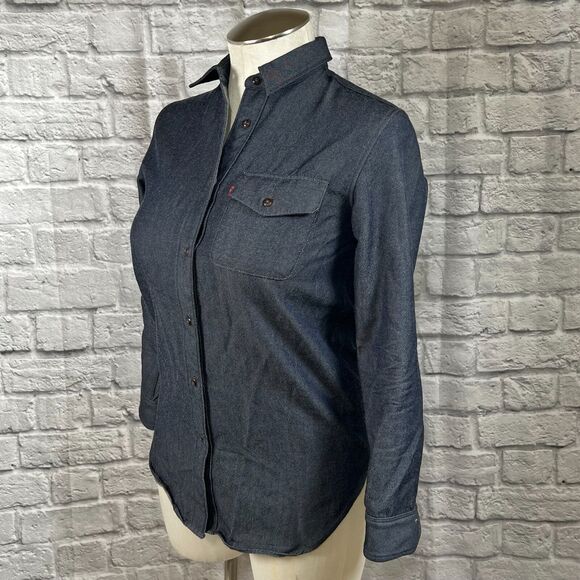 Pendleton x Levi Strauss Black Wool Button Up Shirt Men's Small San Francisco - Picture 3 of 12